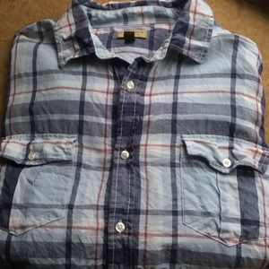 EUC- men's button down long sleeve shirt